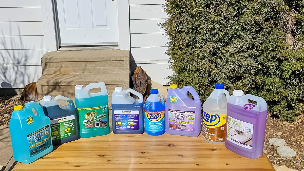 8 Best Pressure Washer Detergents for Outdoor Cleaning in 2026